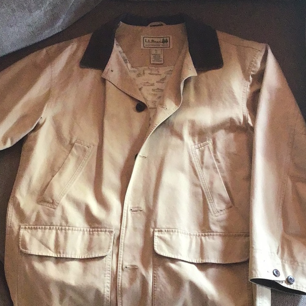 Mens LLBean Field Jacket with cotton lining